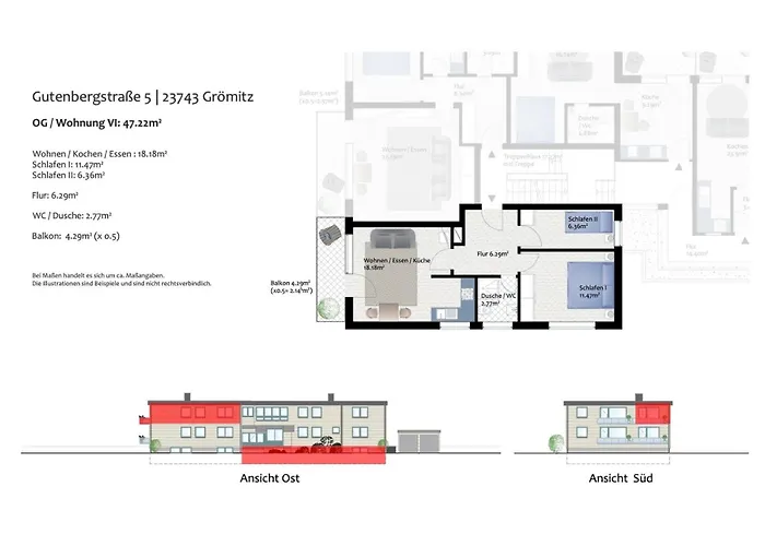 Ostsee-quartier 6 Gutenbergstrasse 5 Apparto Apartamento